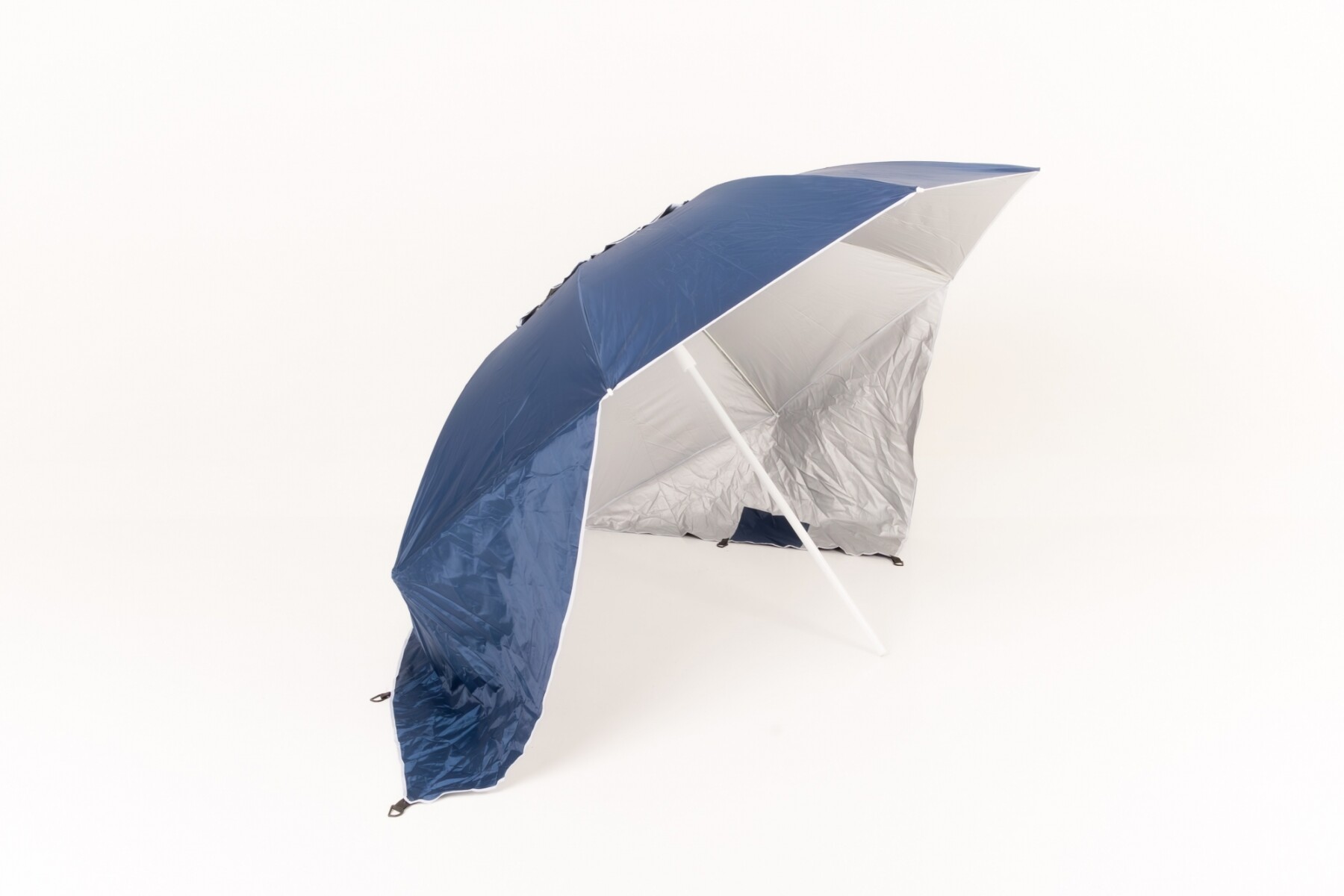 Sombrilla C/cortina 2,2m Playa Camping + Acc Filtro Uv50 