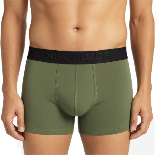 Boxer Quiksilver Classic - Verde / Gris / Negro Boxer Quiksilver Classic - Verde / Gris / Negro