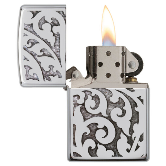 Encendedor ZIPPO 28530 C/Diseño Plata 0