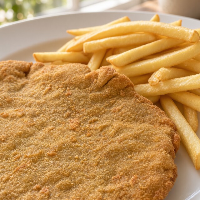 Milanesa de Carne con Guarnición