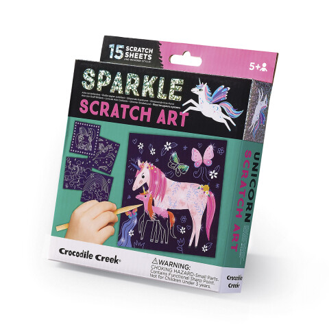 Juguete Scratch Art Crocodile Creek UNICORNIO 1