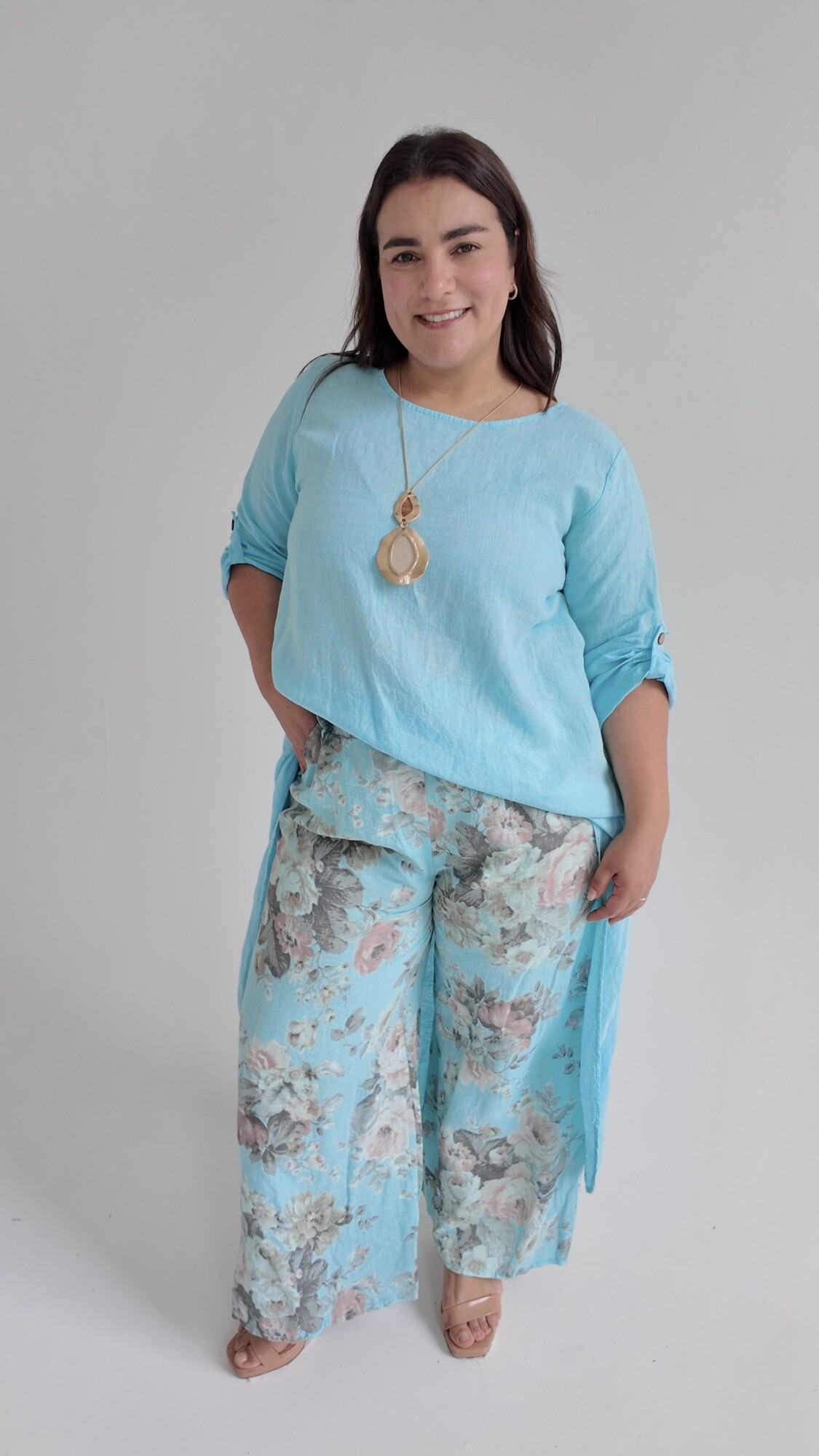 Blusa Bilbao Celeste