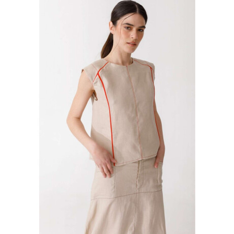 Pre Venta Blusa Rucu Beige