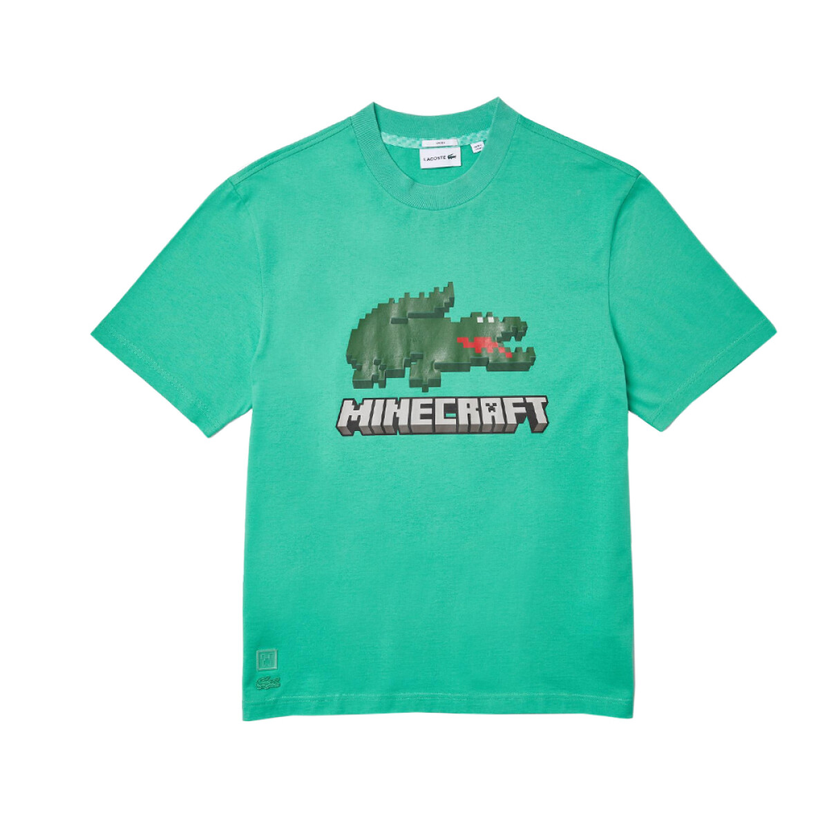 REMERA LACOSTE X MINECRAFT - Green 