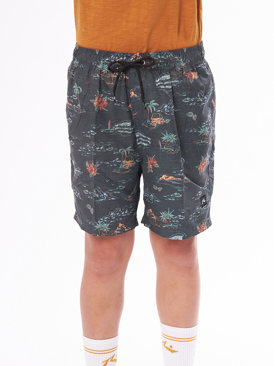 SHORT GARROS TEEN S23 RUSTY - Gris Oscuro 