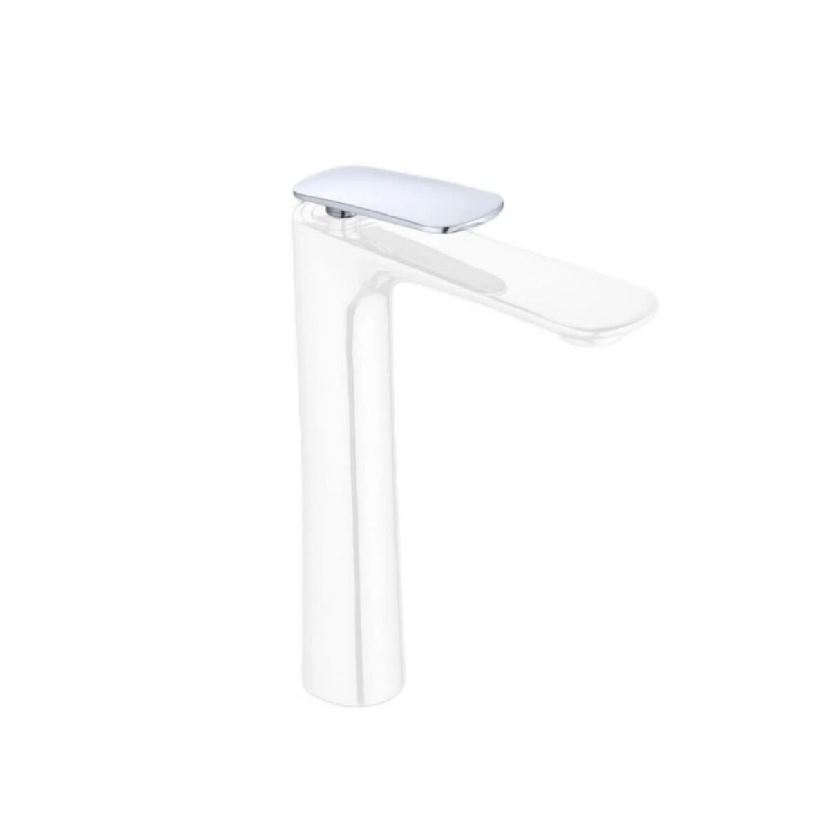 Grifería de Lavatorio Alto Monocomando Blanco Linea Bella Vita 