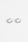 Aros multicolor zirconia plateado