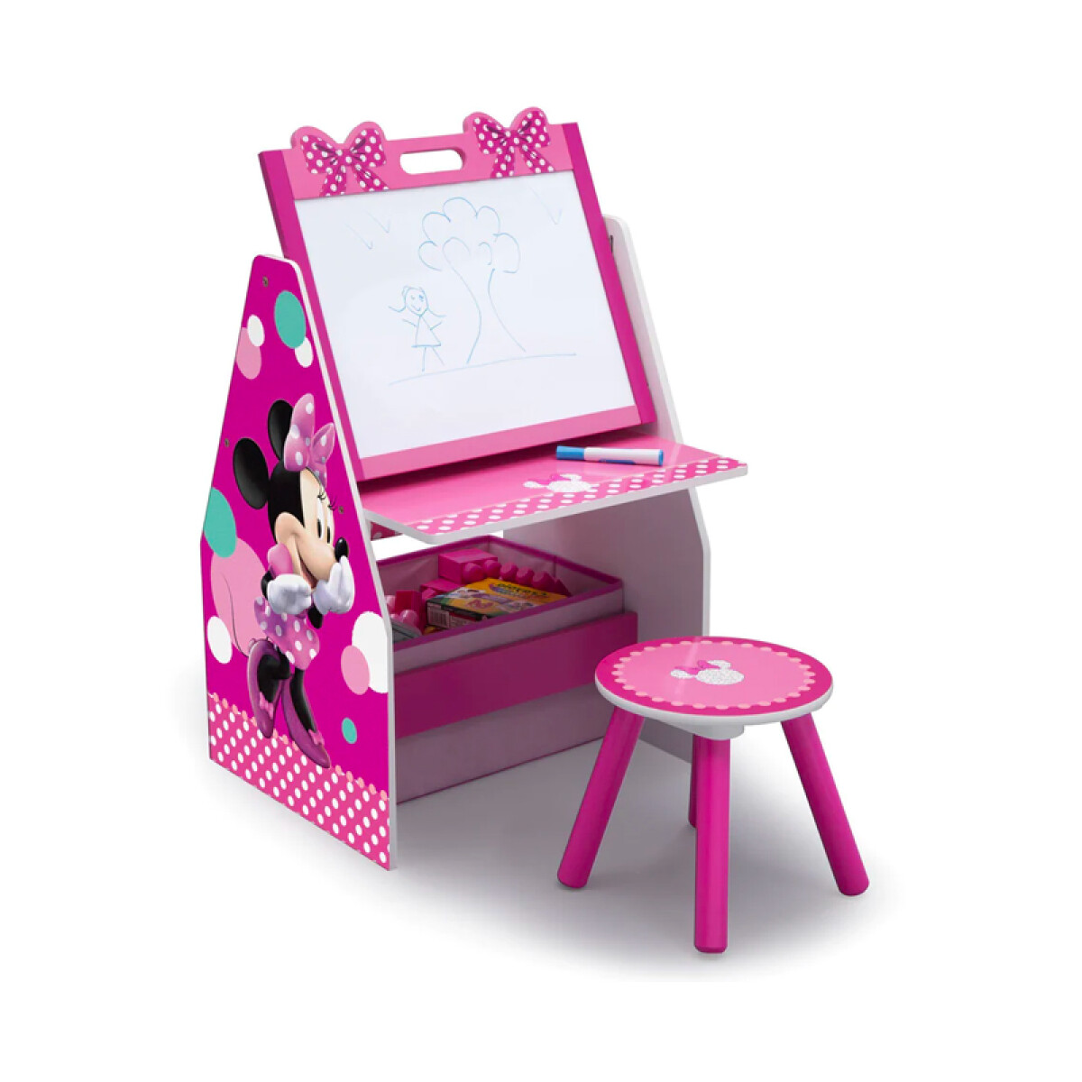 Mesa de Arte 3 en 1 Disney - Diseño Minnie Mouse 