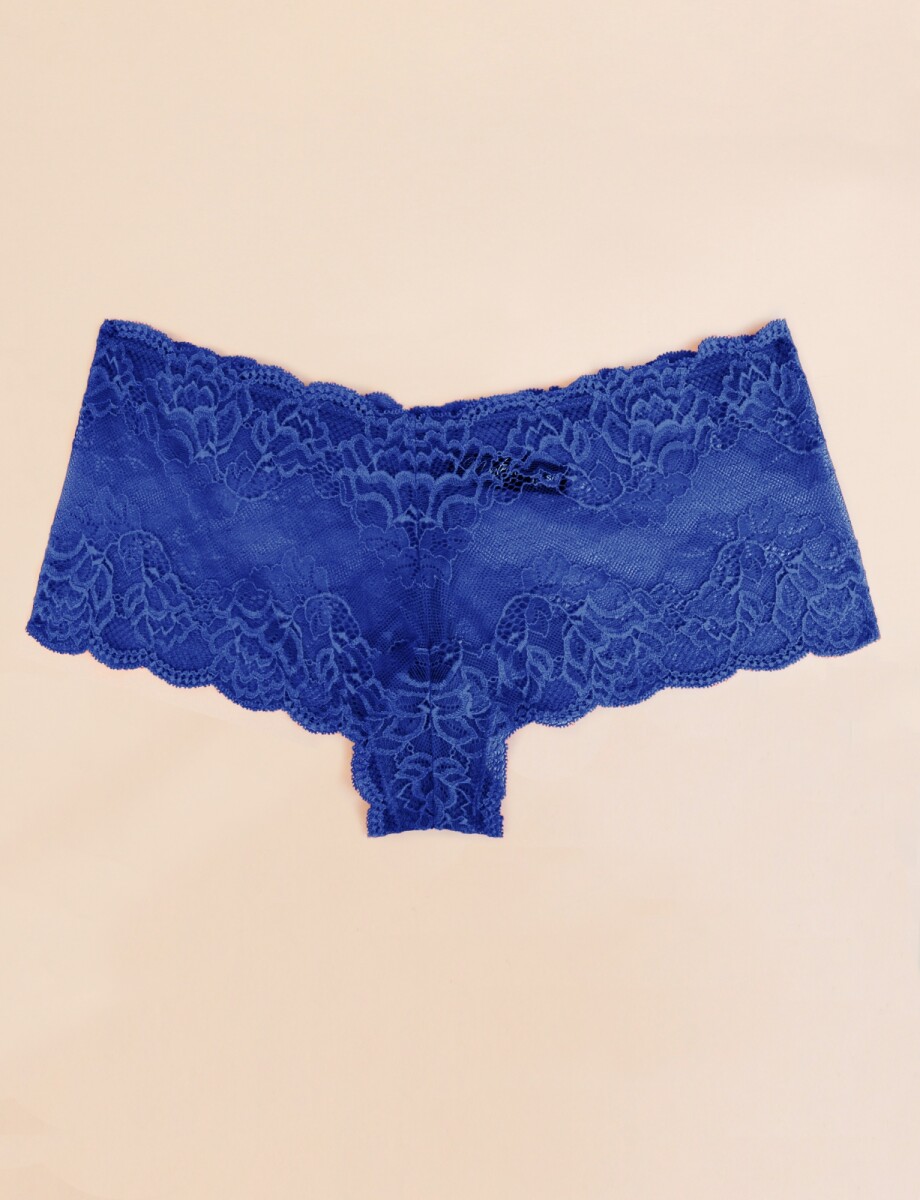 Panty Encaje - Azul 