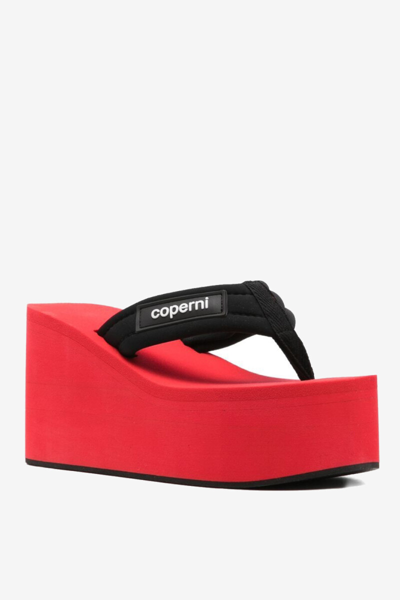 PLATAFORMAS WEDGE Rojo