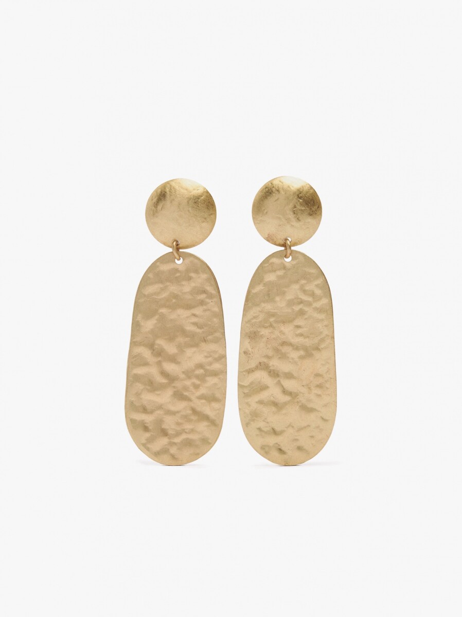 Pendientes Maxi Alargados - dorado 