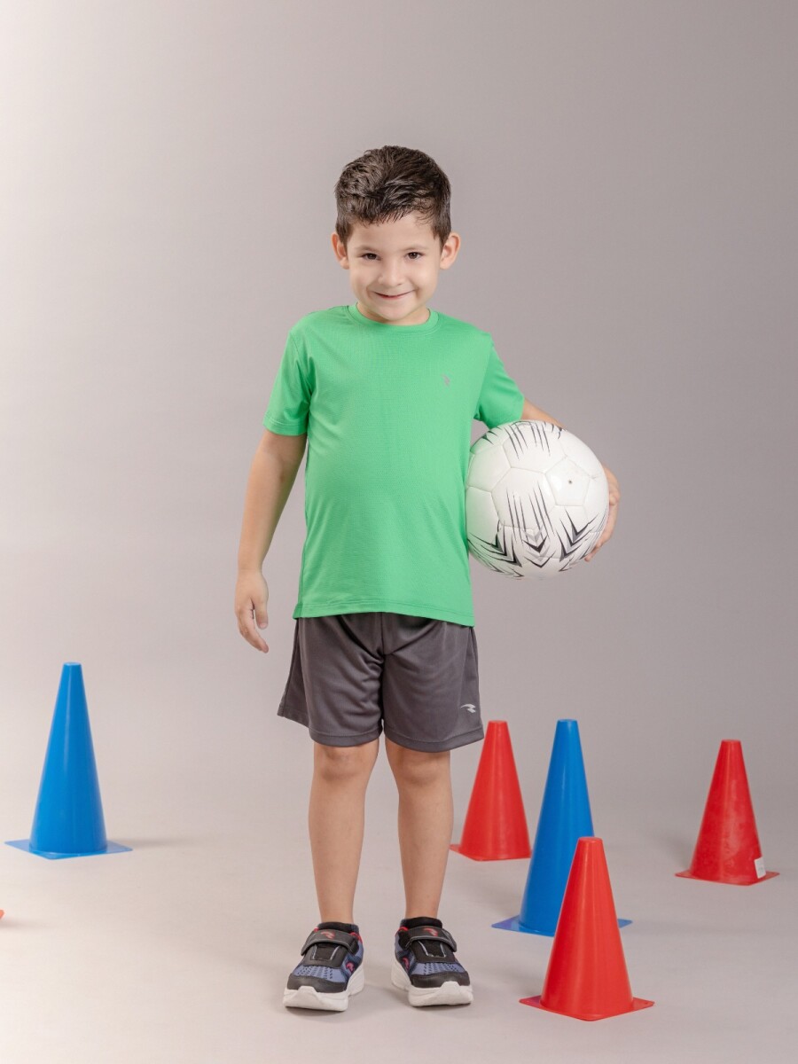 Remera Infantil. - Verde. 