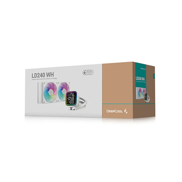 Cooler Liquido Deepcool Ld240 Argb Blanco COOLER LIQUIDO DEEPCOOL LD240 ARGB BLANC