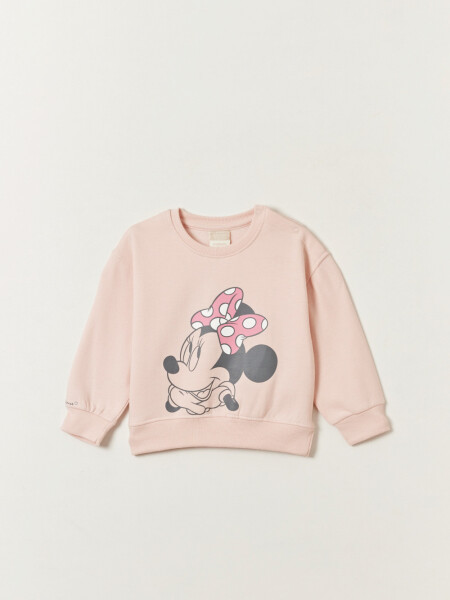 Buzo deportivo Estampa Minnie Rosa