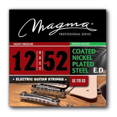 Encordado Guitarra Electrica Magma Coated .012 GE170ED Unica