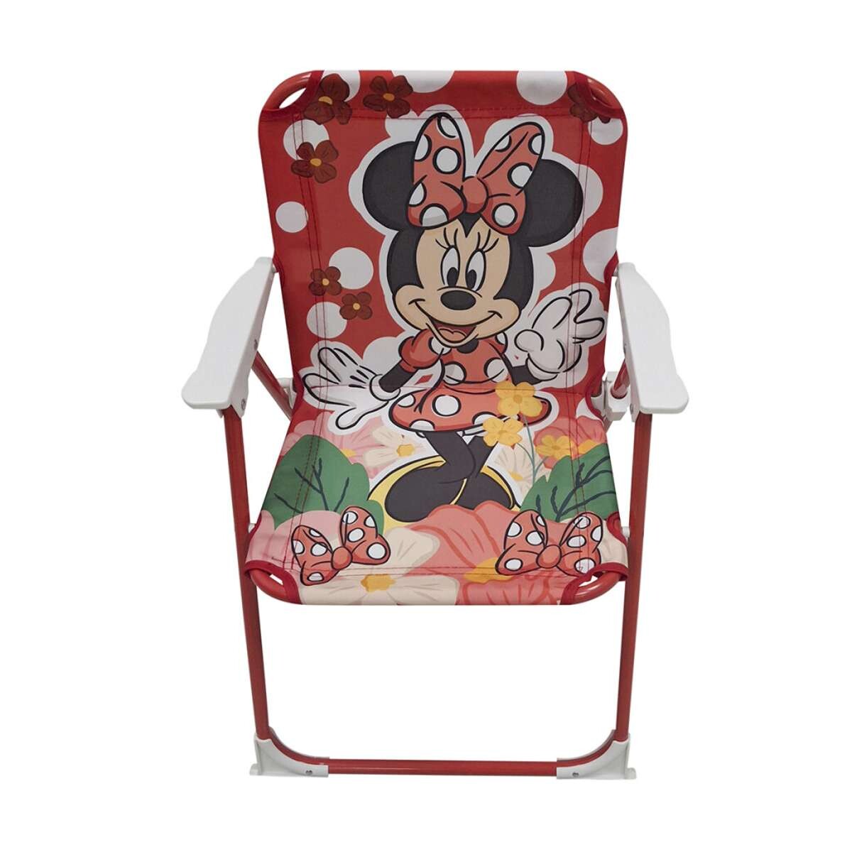 Silla Infantil Minnie Plegable para Playa - Multicolor 