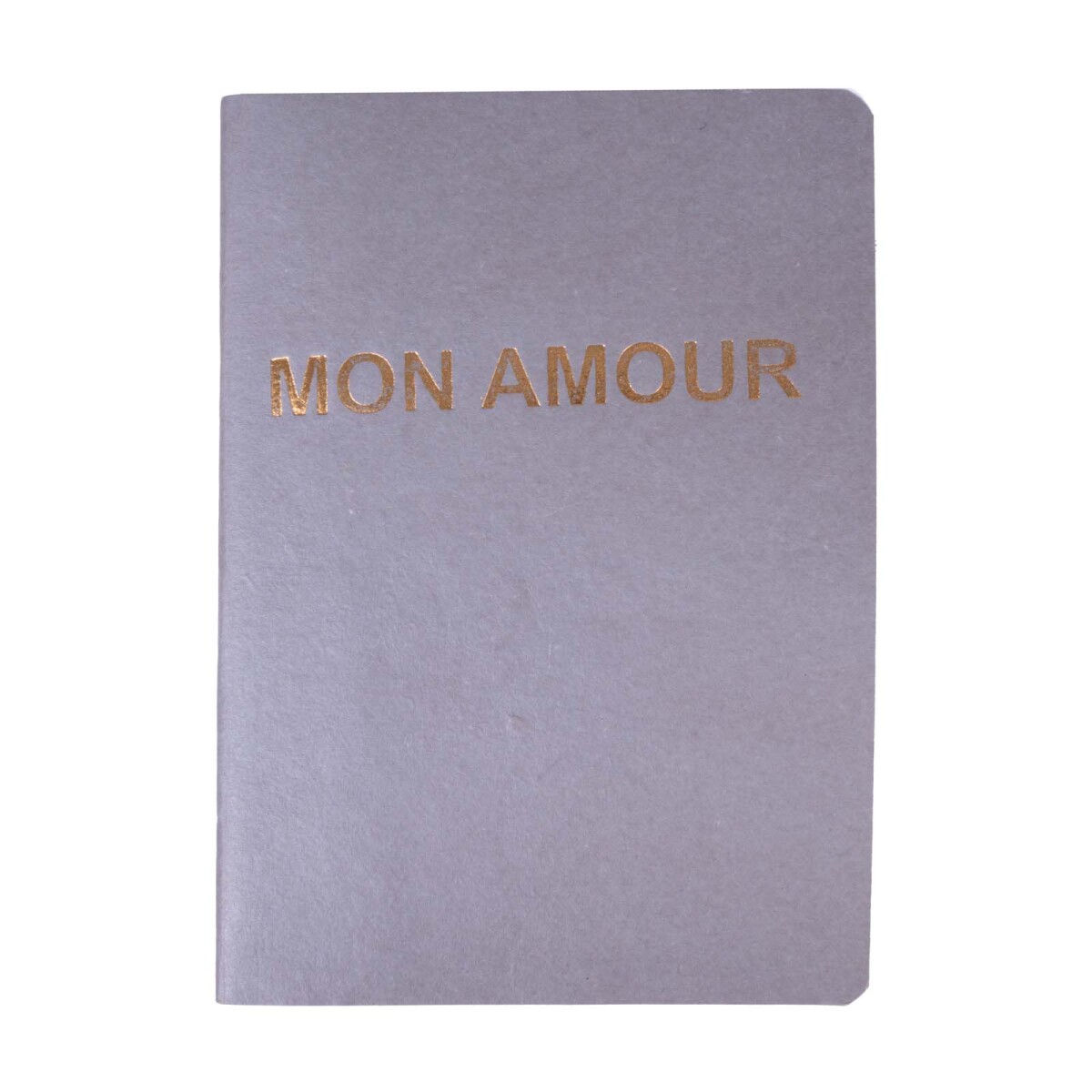 LIBRETA 60 HOJAS - PAPEL GRIS MON AMOUR 