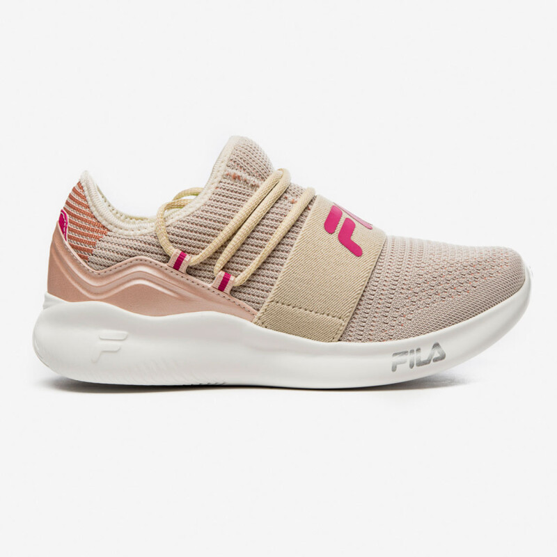 Fila Athleisure Femenino Trend 2.0 Raw White-rosa Claro-vino Blanco-rosa Claro