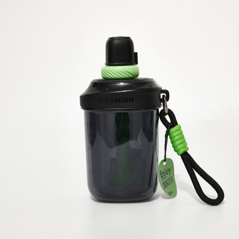BOTELLA COCTELADORA PORTÁTIL (500 ML/NEGRO) BOTELLA COCTELADORA PORTÁTIL (500 ML/NEGRO)