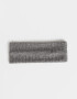 Vinchas Textiles Tejida Vincha Textil Gris Oscuro - Gris Oscuro