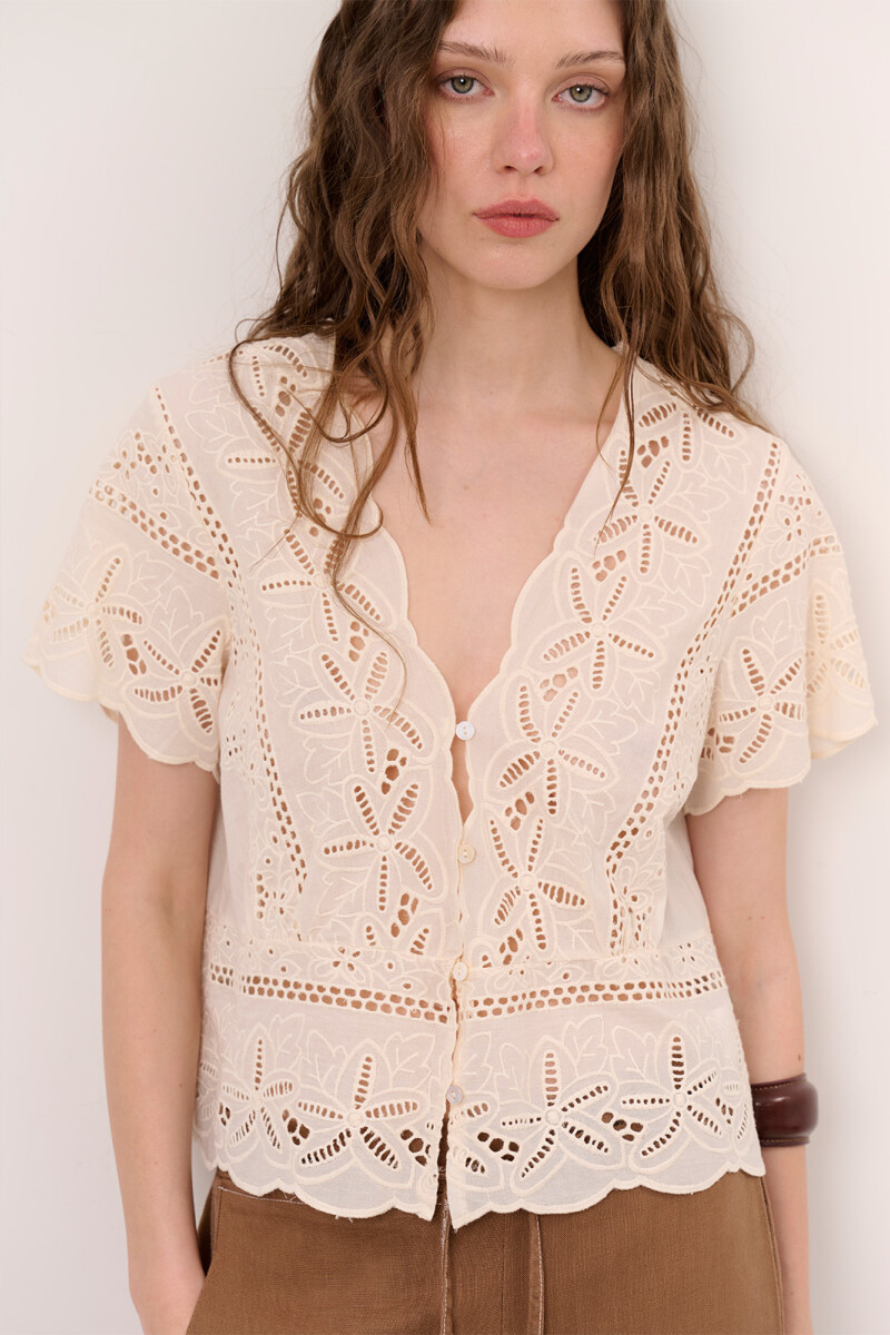 CAMISA ANTONIA VAINILLA