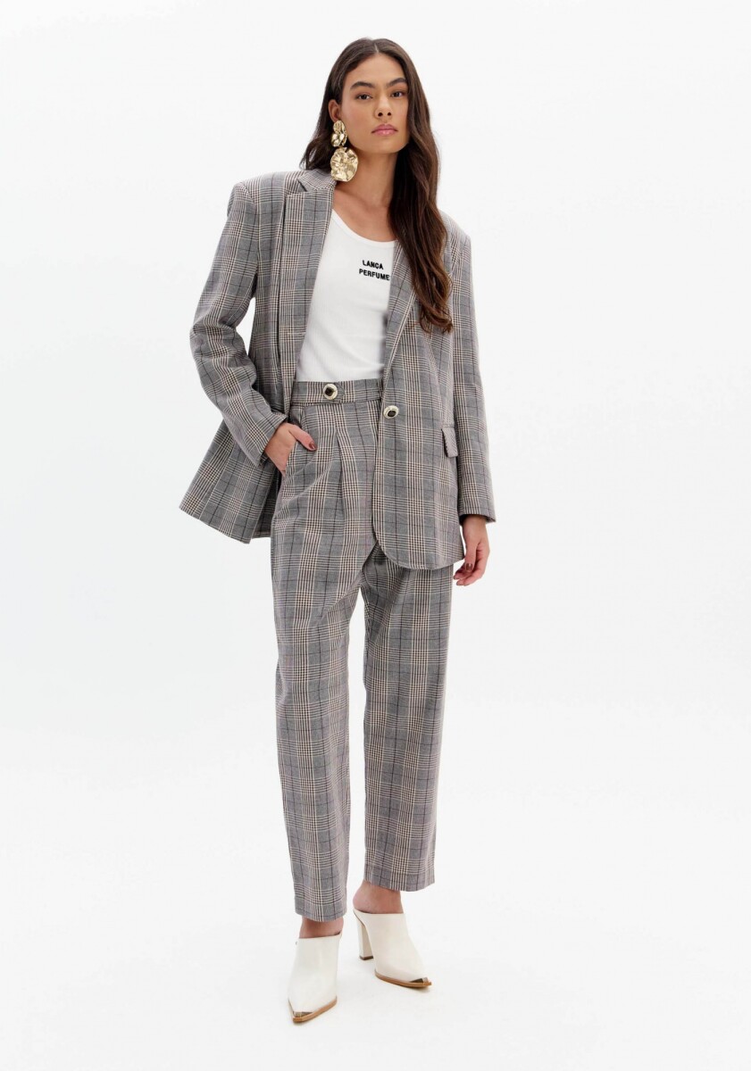 Blazer Baggy - Gris 