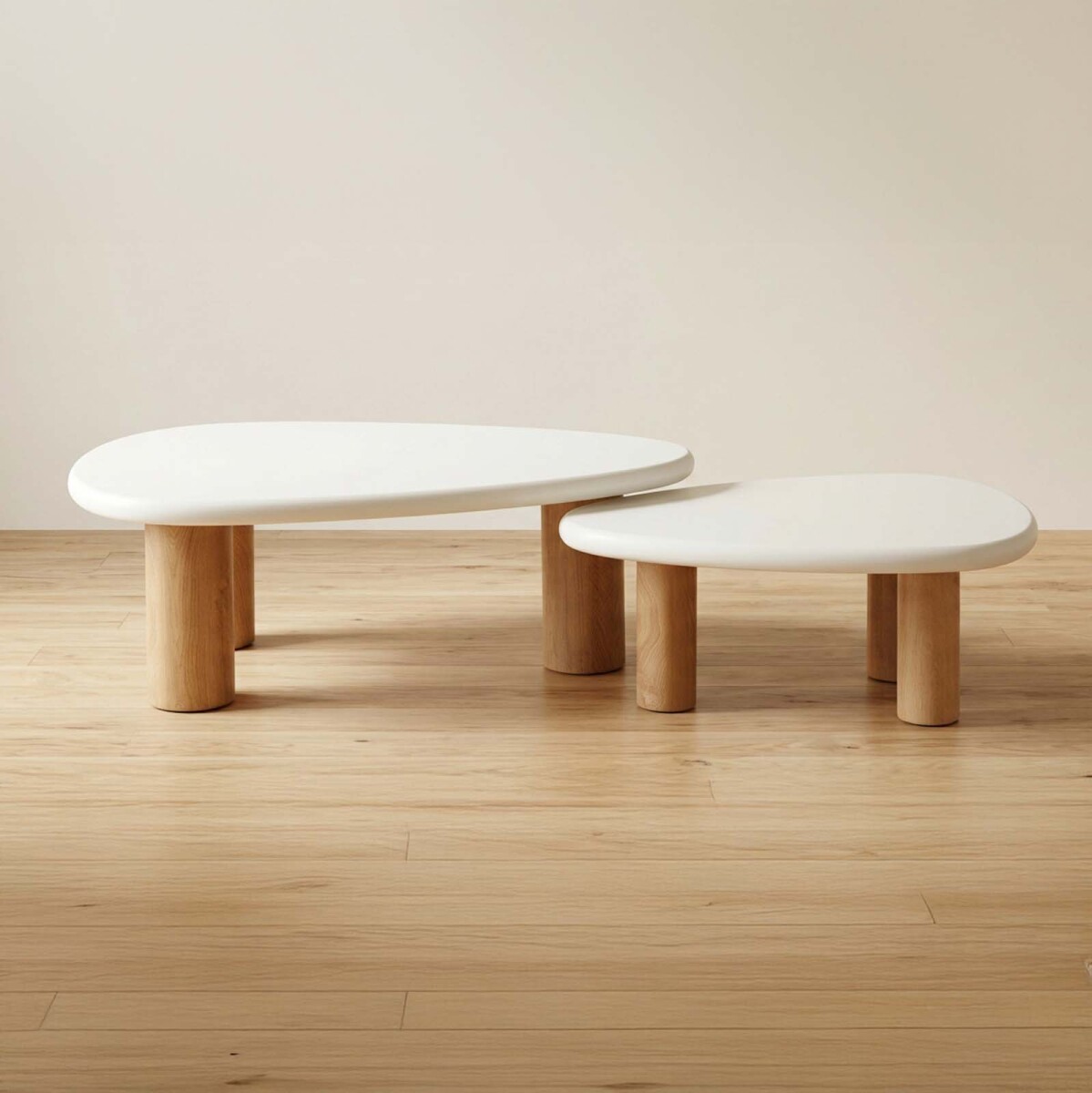 SET DE MESAS CENTRALES - MDF-Y-MICROCEMENTO EMMA 