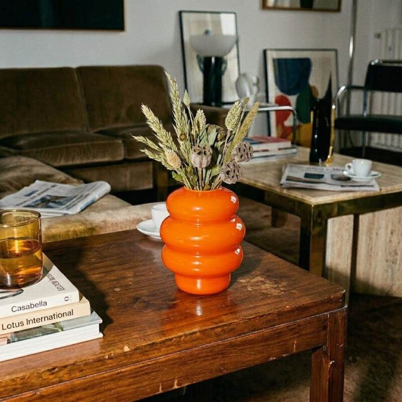 Florero vidrio Ámsterdam Naranja