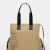 Cartera Al Hombro Light Nylon Negro Taupe