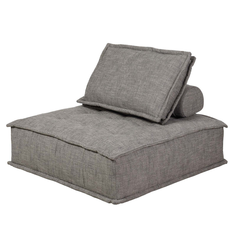 SOFÁ MODULAR 1 CUERPO TELA-PREMIUM GRIS ELEMENT GRIS OSC