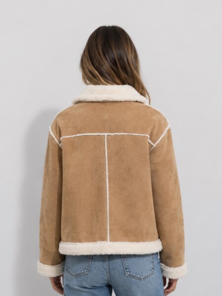 CAMPERA SLOWLY MGF106 MARRON