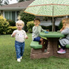 Mesa de picnic con sombrilla Naturally Playful Step2 Mesa de picnic con sombrilla Naturally Playful Step2