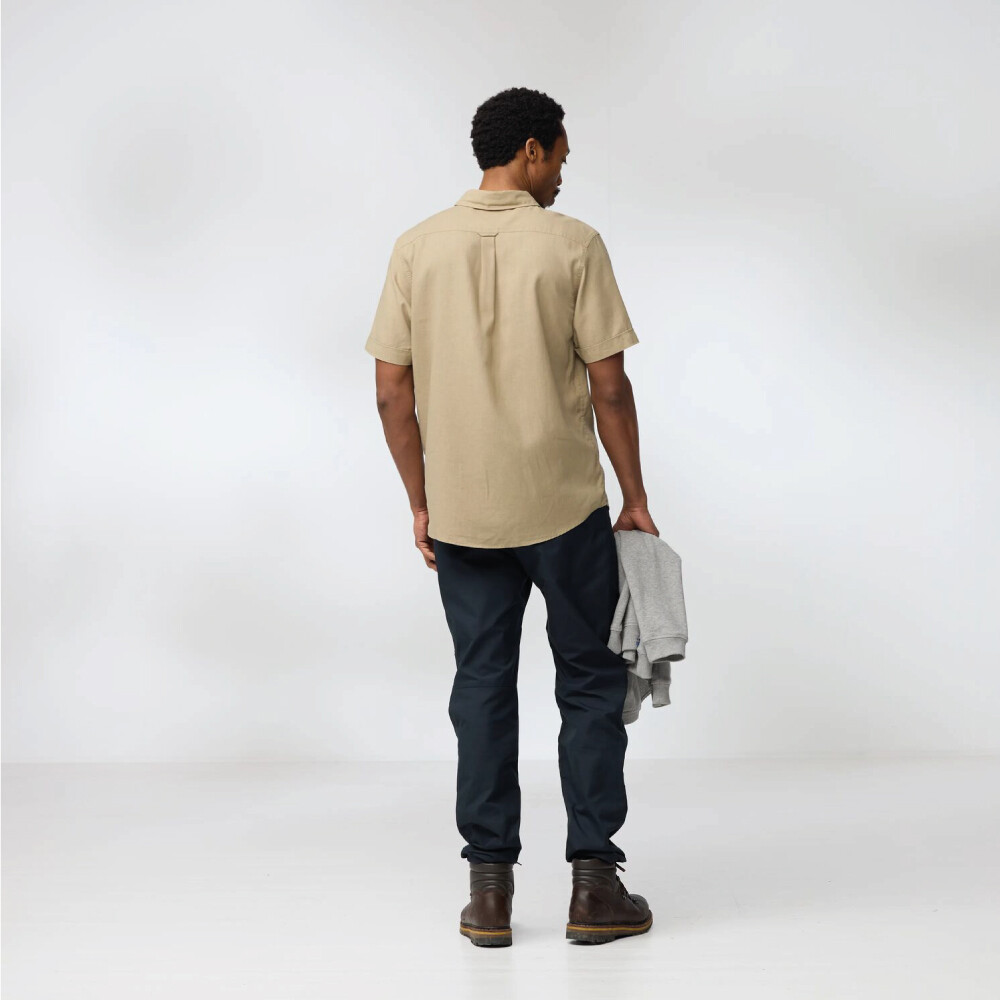 Camisa Fjallraven Övik Travel Hombre Sand Stone