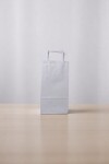 Bolsa lisa acuario 14x08x26 cm BLANCO