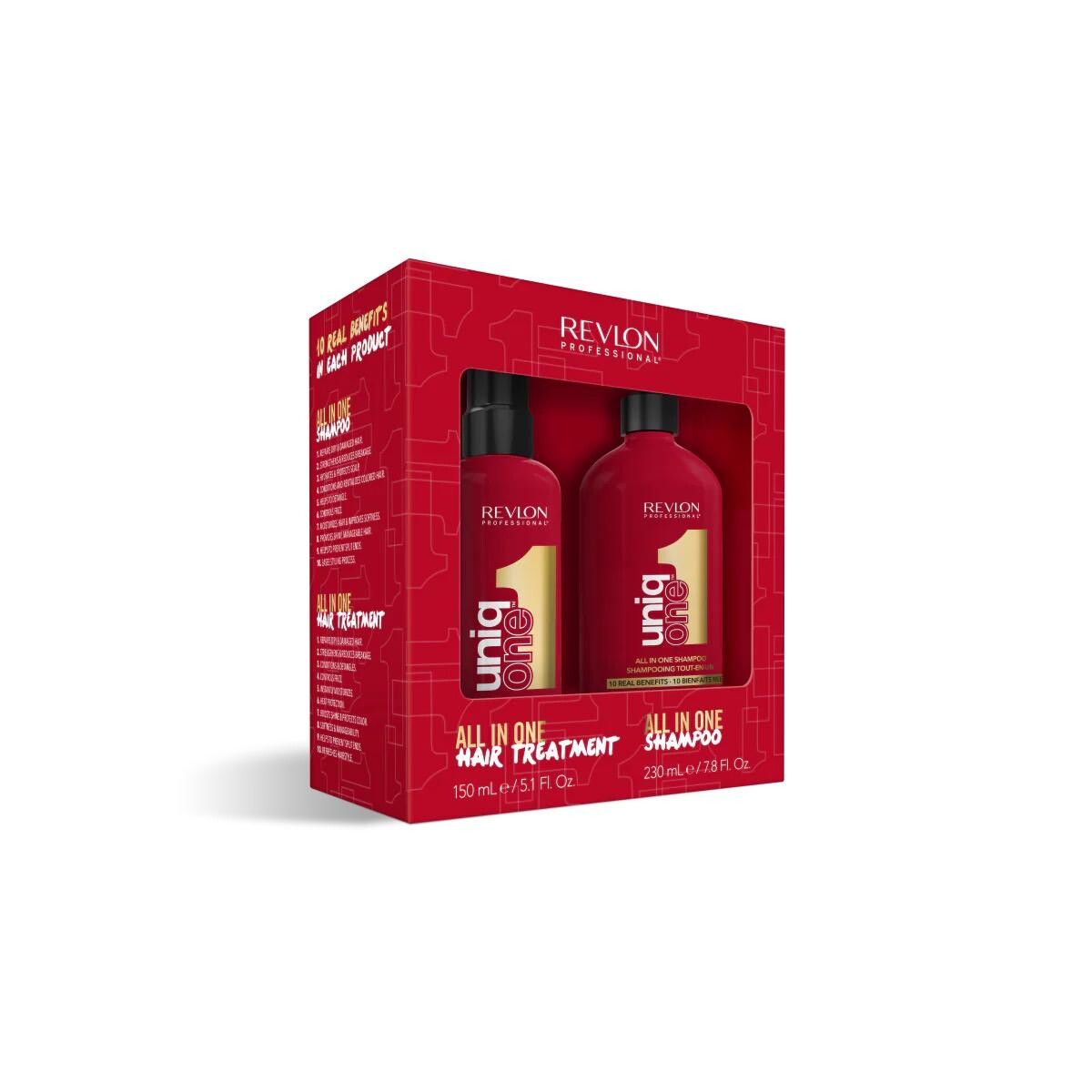 Revlon pack Duo Uniq One Treatment 150ML & Shampoo 230ML 