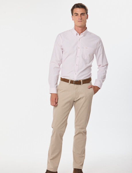 PANTALÓN SKINNY CON SPANDEX Beige