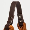 Cartera al hombro The Shopping en cuero gamuza Oxido