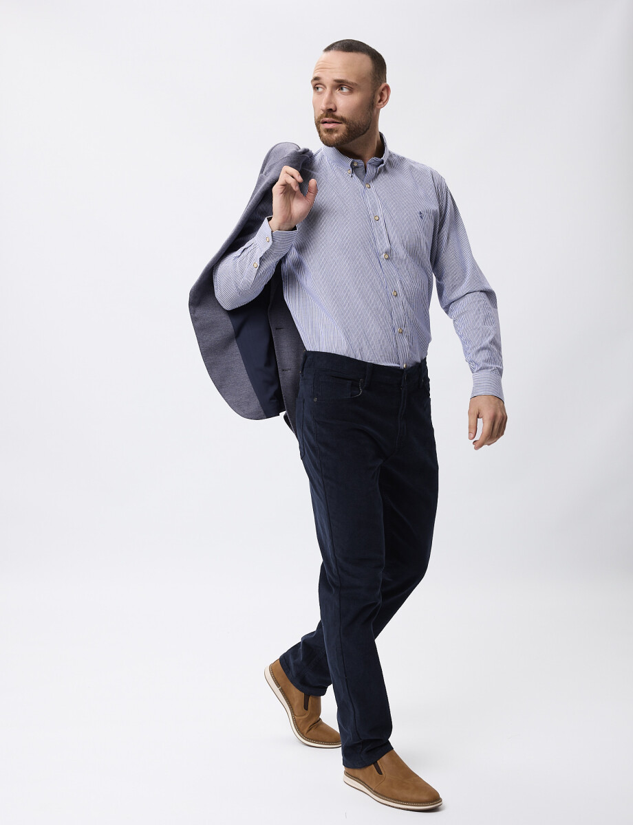 Pantalon pana Fields azul marino