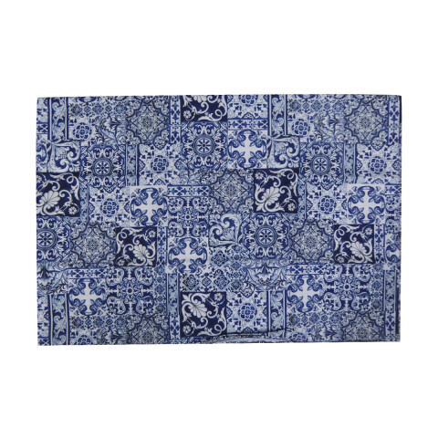 Mantel Waterproof Home Class 140 x 210 cm 3410 PATCH AZUL