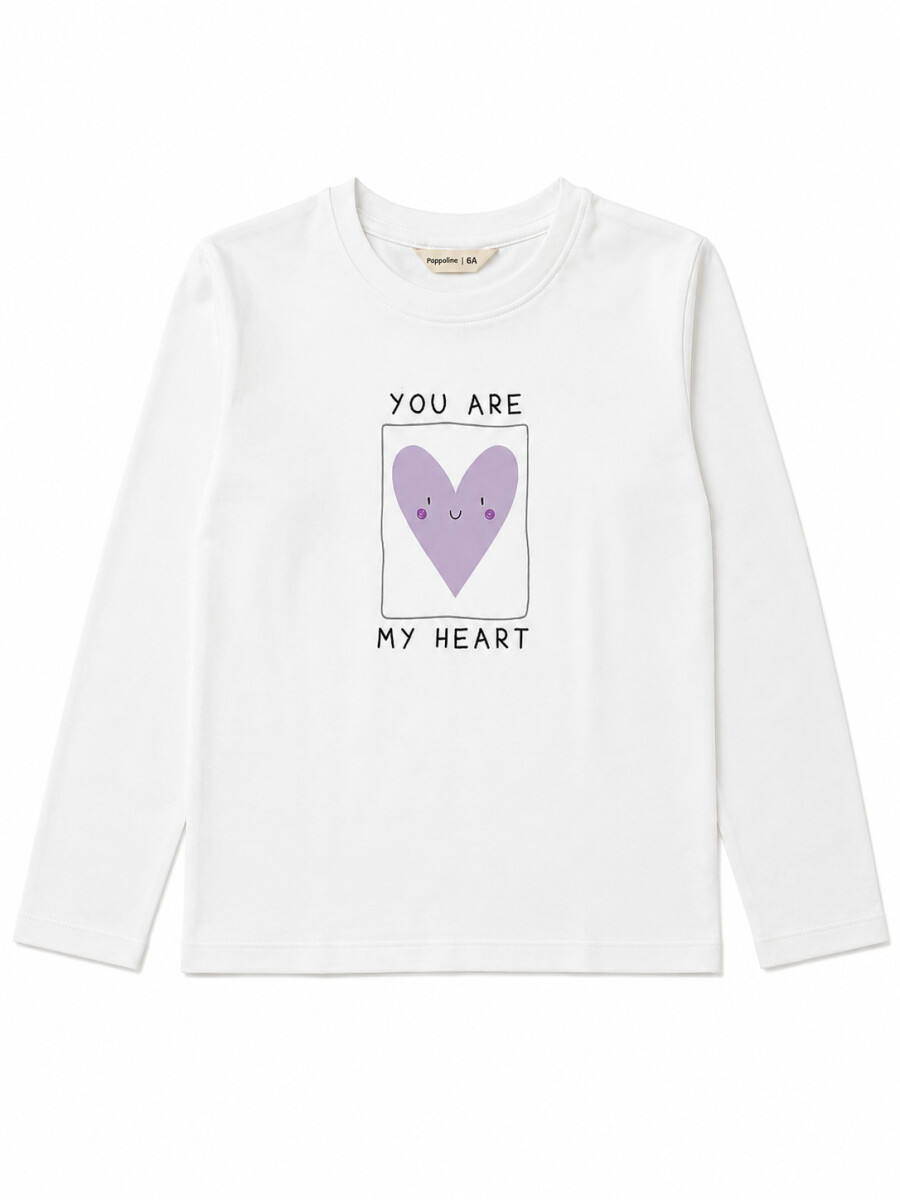 REMERA POSITIVE REBEL - BLANCO 