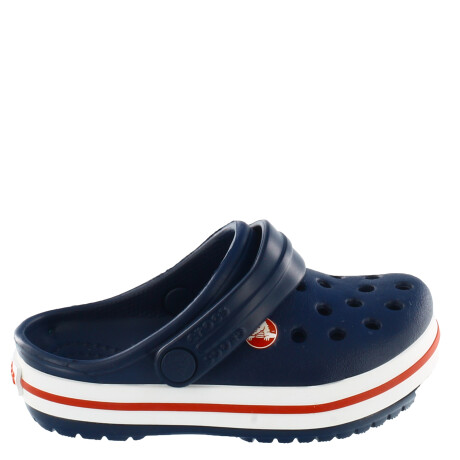 Zueco de Niños Crocs Crocband Clog Azul Marino - Rojo