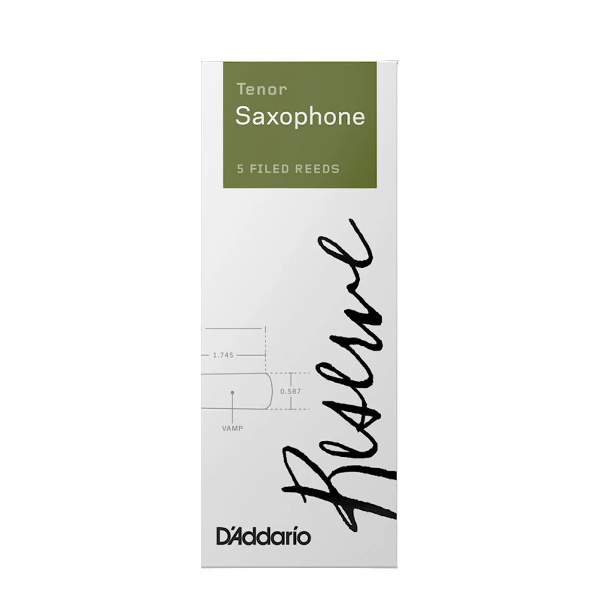 Caña Saxo Tenor Daddario Reserve 3.5 P/ Unidad 