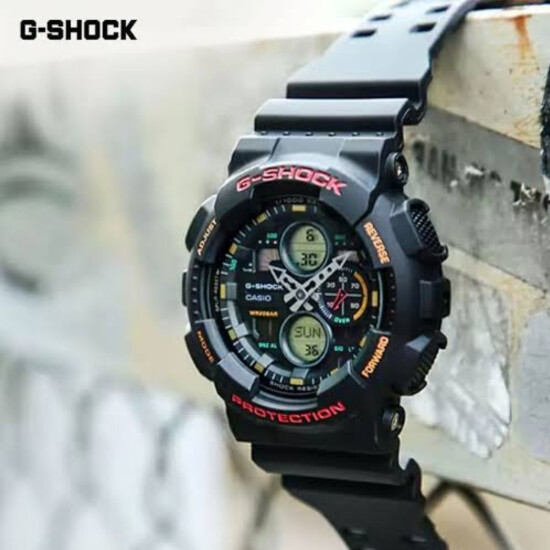 Reloj CASIO G-SHOCK GA1401A-4DR Resina Negro Esfera 52mm 0