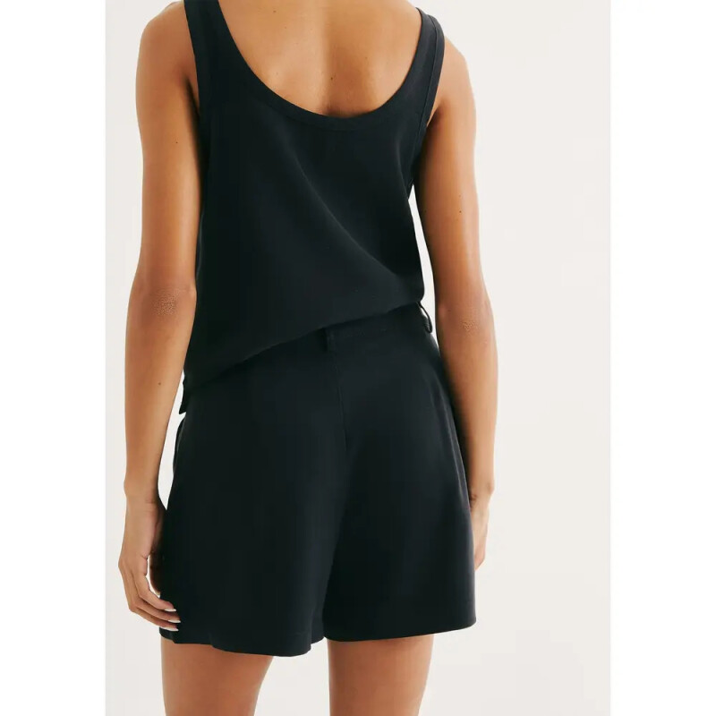 SHORTS FEM PRETO ESCURO