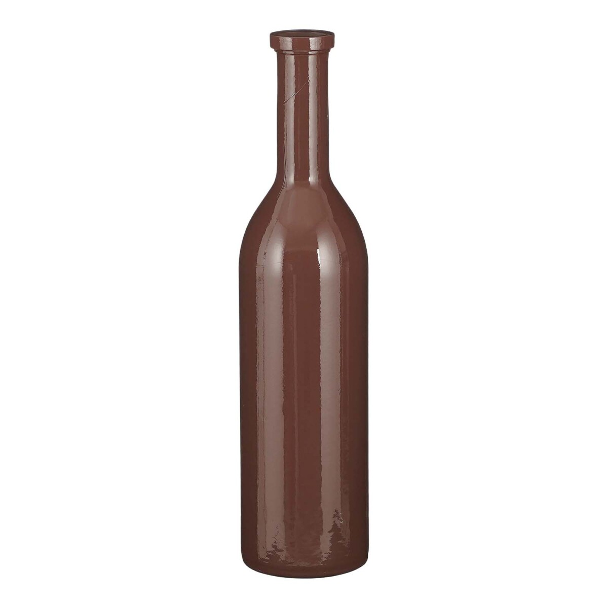 JARRÓN DECORATIVO - VIDRIO MARRON RIOJA 
