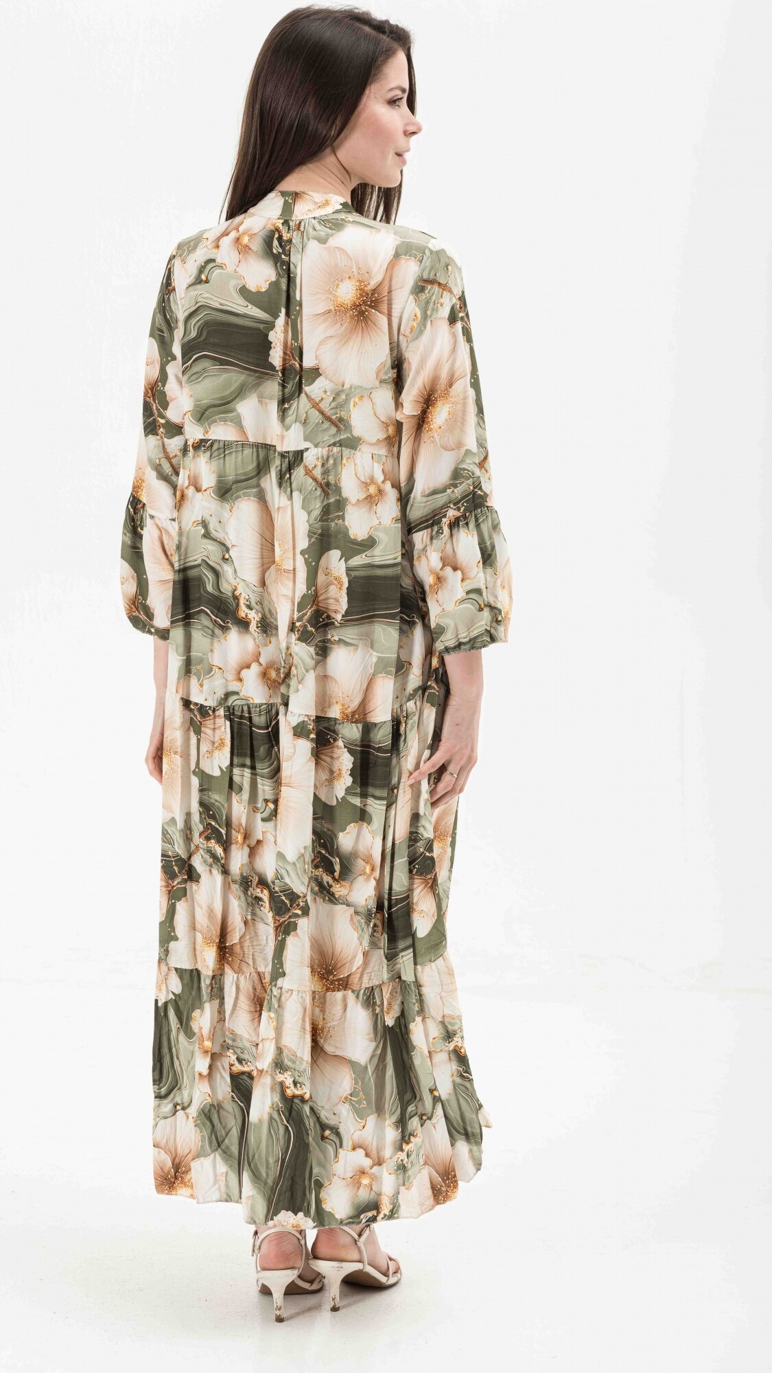 VESTIDO NITTA ESTAMPADO VERDE