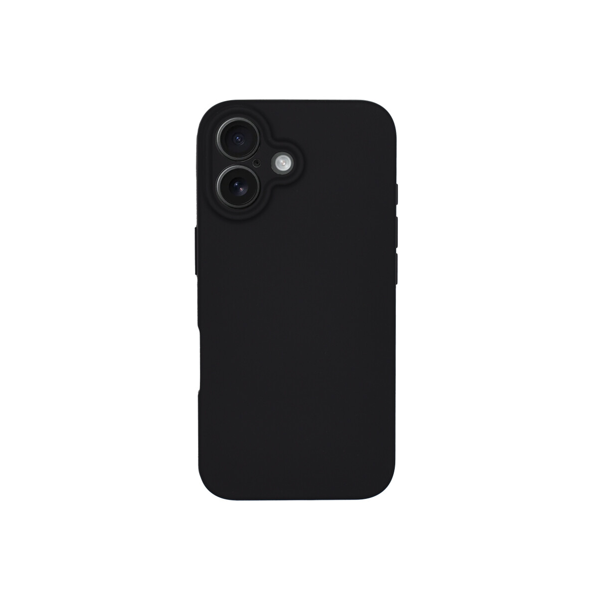 Protector iPhone 16 plus engomado color negro 