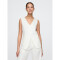 SL LONG LINE VEST - LINEN NEW OFF WHITE