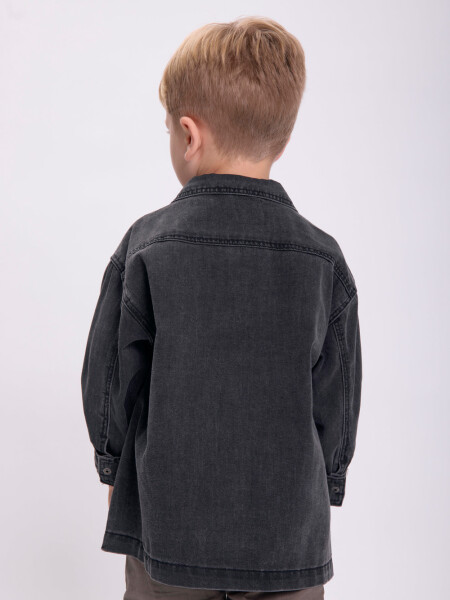 Camisa jean Gris Oscuro