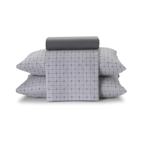 Juego Sábanas 1 Plaza Dohler 150 Hilos 100% Algodón ALLAN